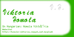 viktoria homola business card